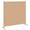 vidaXL Parawan 2-panelowy Beżowy 348 x 180 cm tkanina