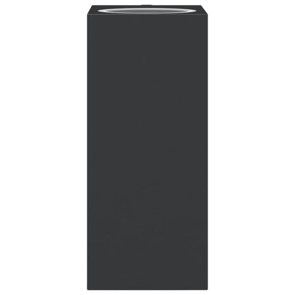 vidaXL Kinkiety zewnętrzne, 2 szt., czarne, odlewane aluminium