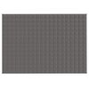 vidaXL Koc obciążeniowy, szary, 137x200 cm, 10 kg, tkanina