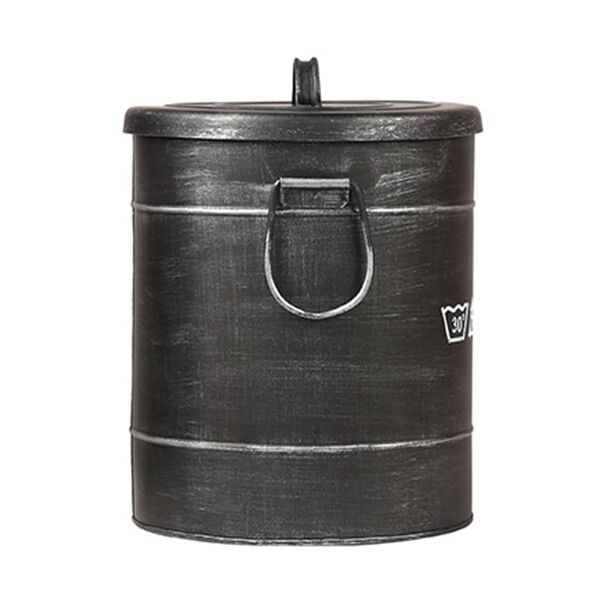 LABEL51 Pojemnik na pranie, 26x26x33 cm, S, antyczna czerń