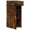 vidaXL Szafka, przydymiony dąb, 40x42,5x93 cm, materiał drewnopochodny