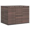 vidaXL Skrzynia na poduszki ogrodowe, rattan PE, 145x100x103cm, brąz