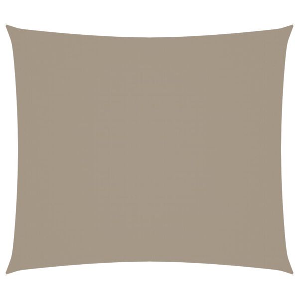 vidaXL Prostokątny żagiel ogrodowy, tkanina Oxford, 2,5x3 m, taupe