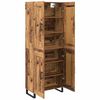 vidaXL Highboard Stare drewno 69,5 x 34 x 180 cm