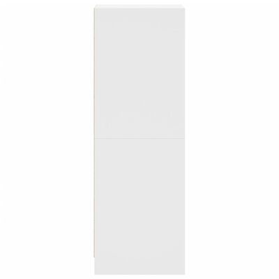 vidaXL Szafka ze szklanymi drzwiami, biała, 35x37x109 cm