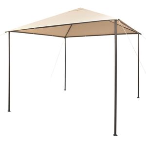 vidaXL Altana/namiot ogrodowy, 3x3 m, stal, beżowy