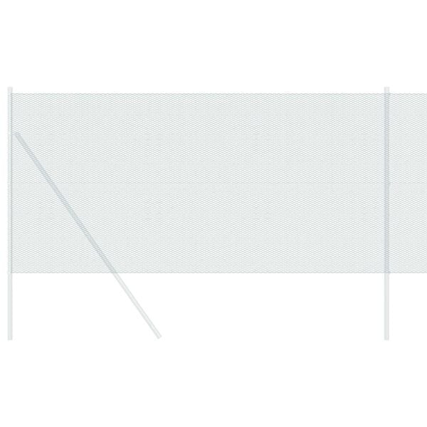 vidaXL Ogrodzenie heksagonalne Zielony 1 x 100 m Stal