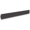 vidaXL Krawężnik do trawnika 20 pcs 103 x 15 cm Stal Czarny