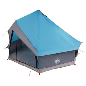vidaXL Namiot Tipi 8-osobowy niebieski tafta