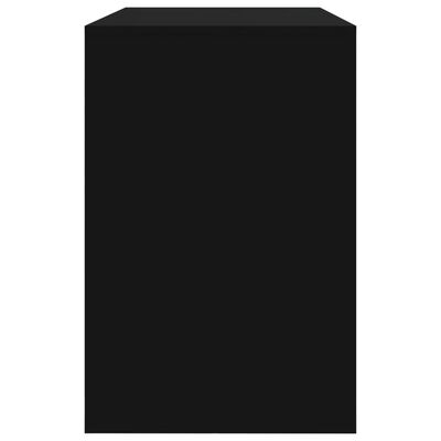 vidaXL 3-częściowy zestaw mebli jadalnianych, czarny, płyta wiórowa