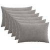 vidaXL Poszewka na poduszkę 6 pcs HEERLEN jasnoszary 50 x 75 cm