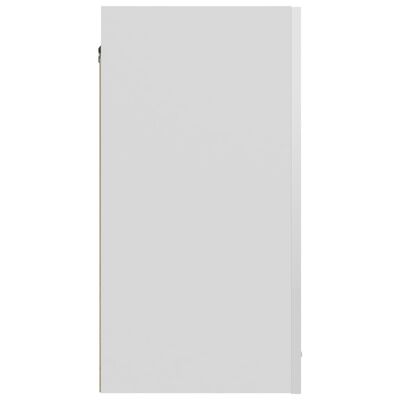vidaXL Szafka wisząca, biała o wysokim połysku, 60x31x60 cm