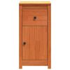 vidaXL Bufet Woskowy Brąz 39 x 34,5 x 80 cm Lite drewno sosnowe
