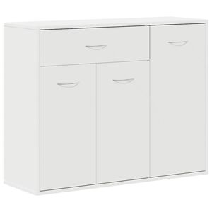 vidaXL Szafka, biała, 88x30x70 cm, materiał drewnopochodny