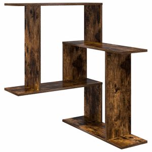 vidaXL P&oacute;łka ścienna Dąb wędzony 67 x 67 x 87 cm Drewno inżynieryjne
