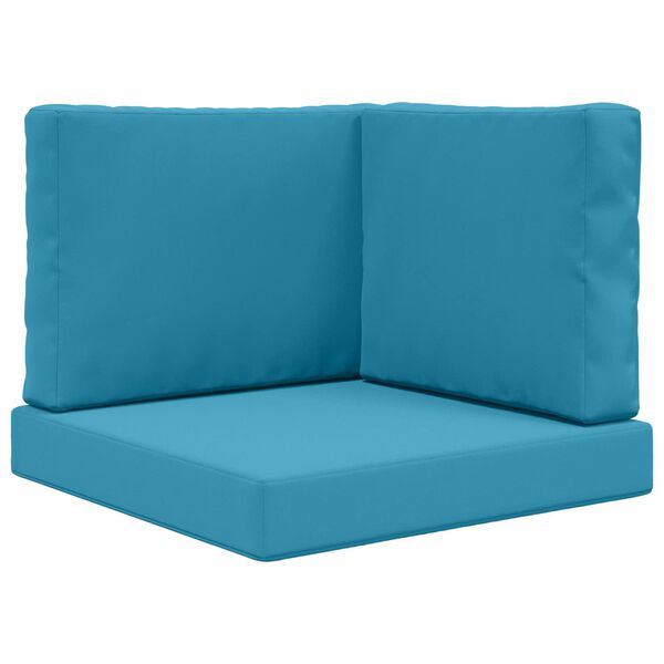 vidaXL Poduszka do sofy na zewnątrz 3 pcs Niebieski kr&oacute;lewski