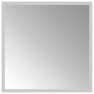 vidaXL Lustro łazienkowe LED przezroczysty 40 x 40 cm szkło hartowane