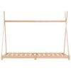 vidaXL Rama łóżka dziecięcego, lite drewno sosnowe, 90 x 200 cm
