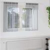 vidaXL Firany Voile 2 pcs Ciemnoszary 140 x 140 cm Poliester