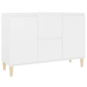 vidaXL Szafka, biała, 101x35x70 cm, materiał drewnopochodny