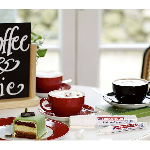 edding Marker kredowy, czarny, 4-15 mm, 4090