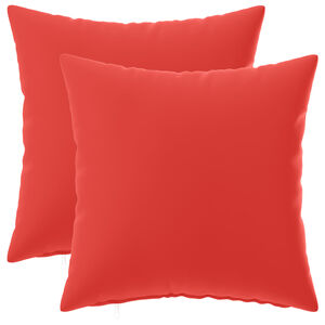vidaXL Poszewka na poduszkę 2 pcs HEERLEN czerwony 30 x 30 cm