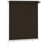 vidaXL Roleta zewnętrzna, 125(szer.)x140(wys.) cm, brązowa