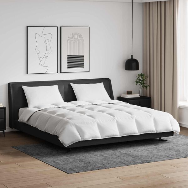 vidaXL Zestaw kołder z poduszką 3 pcs Biały Pi&oacute;ra down