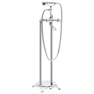 vidaXL Bateria wolnostojąca do wanny, stal nierdzewna, 99,5 cm
