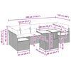 vidaXL Zestaw Sof na Ogr&oacute;d 8 pcs Brązowy i kremowy polirattan