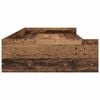 vidaXL Ramka ł&oacute;żka Stare drewno 80 x 200 cm Materiał drewnopochodny