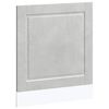 vidaXL Panel do zmywarki, Porto, szarość betonu, 60x1,5x57 cm