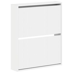 vidaXL Wisząca szafka na buty ARNHEM 71 x 17 x 86 cm Biały