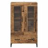 vidaXL Highboard z szufladą Stare drewno 70 x 31 x 115 cm