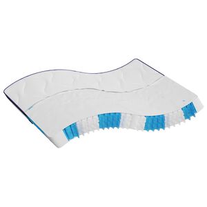 vidaXL Materac kieszeniowy, średnia twardość, 200x200 cm