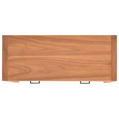 vidaXL Biurko z 2 szufladami, 100x40x75 cm, drewno tekowe