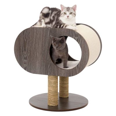 Jack and Vanilla Drzewko dla kota z kokonem Molly, 48x48x62 cm, szare