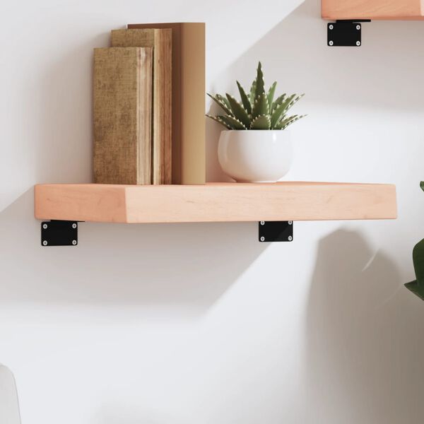 vidaXL P&oacute;łka, 40x20x6 cm, surowe lite drewno dębowe