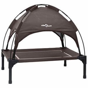 vidaXL Legowisko dla psa 71 x 64 x 71 cm Stal brązowy