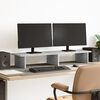 vidaXL Podstawka pod monitor, szarość betonu, 100x27x15 cm