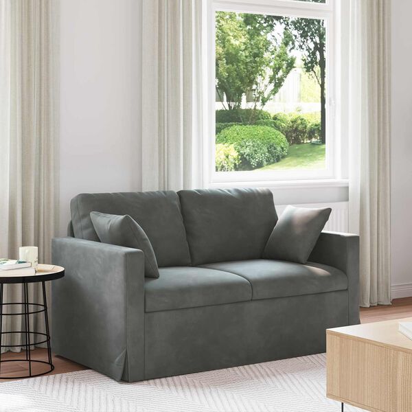 vidaXL Sofa Ciemnoszary