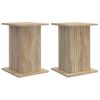 vidaXL Stojak na rośliny 2 pcs dąb Sonoma 30,5 x 30 x 43 cm