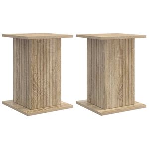 vidaXL Stojak na rośliny 2 pcs dąb Sonoma 30,5 x 30 x 43 cm