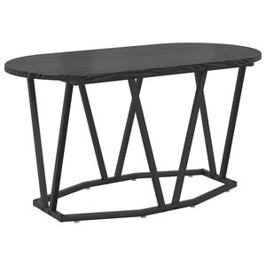 vidaXL Stolik kawowy Czarny Dąb 80 x 40 x 40.5 cm