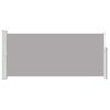 vidaXL Zwijana markiza boczna, 140 x 300 cm, szara