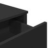 vidaXL Szafka, czarna, 79,5x35,5x74,5 cm, materiał drewnopochodny