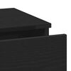 vidaXL Szafka Nocna z szufladą 2 pcs Czarny Dąb 40 x 35 x 65 cm