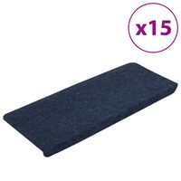 vidaXL Samoprzylepne nakładki na schody, 15 szt., 65x24,5x3,5 cm