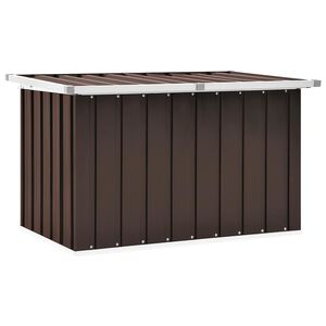 vidaXL Skrzynia ogrodowa brązowa 109x67x65 cm