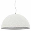 vidaXL Lampa wisząca, biało-srebrna, &Oslash; 50 cm, E27